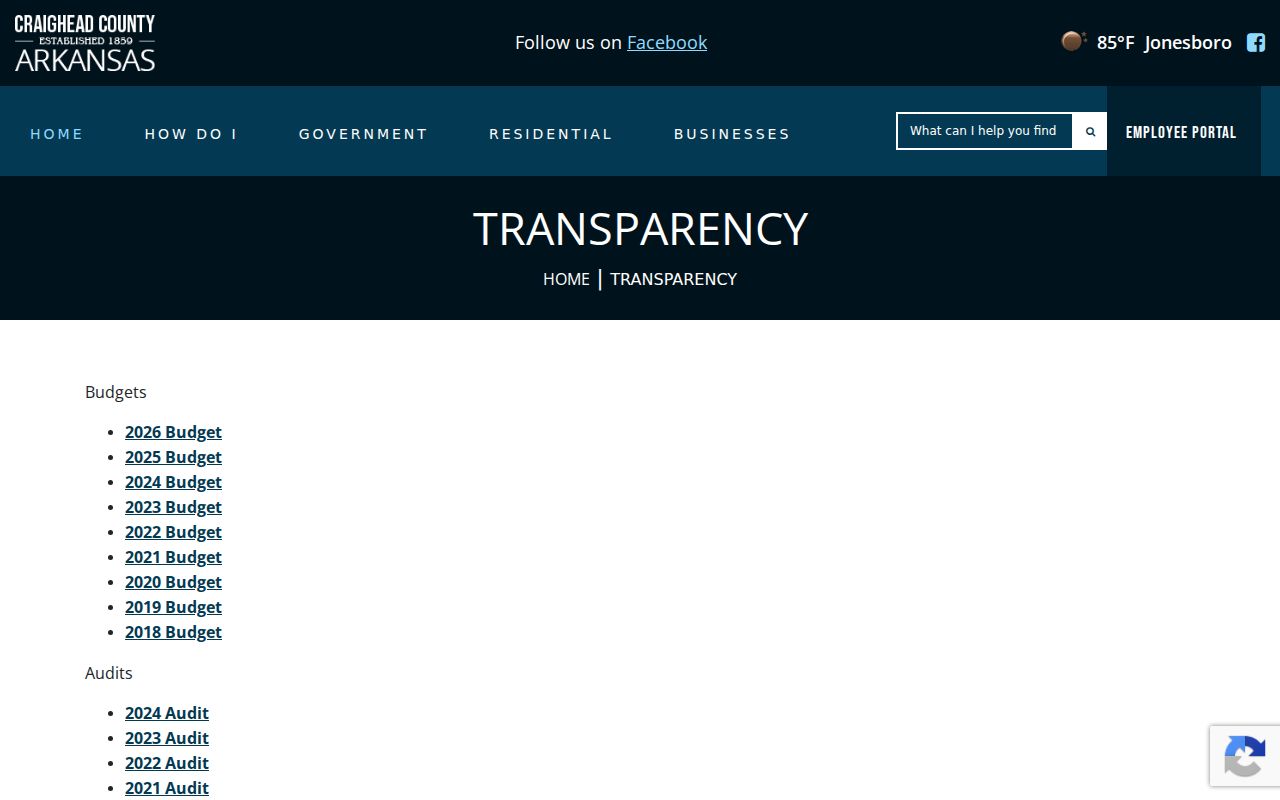 Craighead County court records and FOIA channels