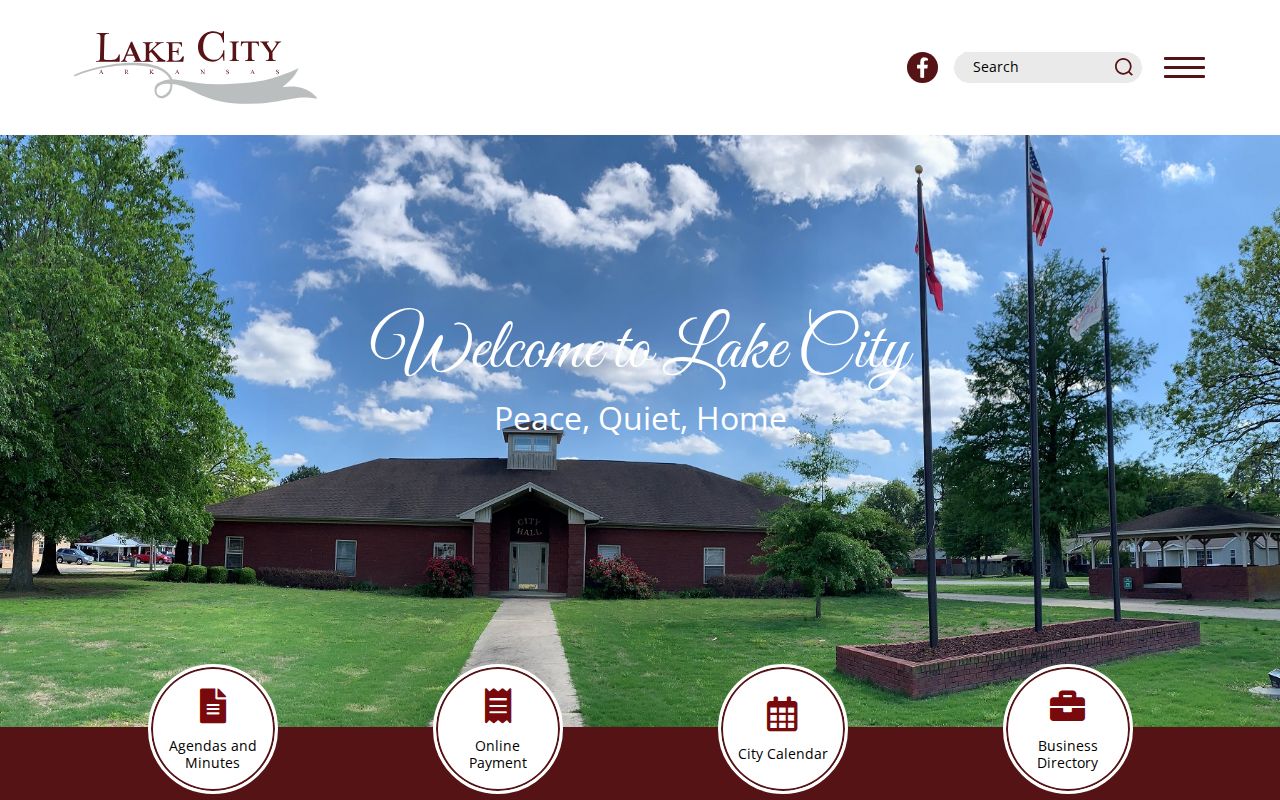 Lake City court docket and official city homepage